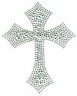 Crystal and Silver Cross