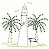 Lighthouse with Palm Trees